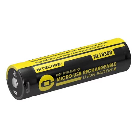 Baterai 18650 Li-ion 3500mAh 3.6V NITECORE NL1835R Recharge Micro USB