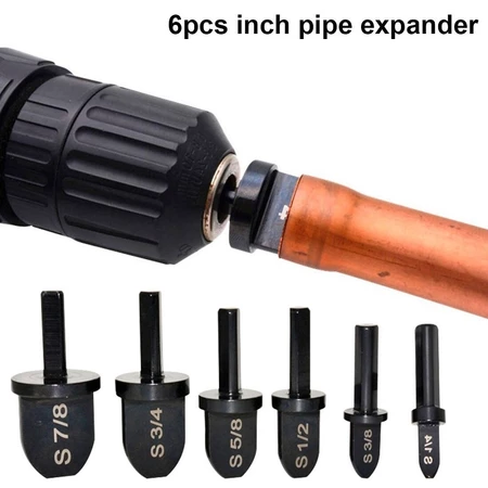 Mata Bor Pembesar Lubang Pipa 6pcs Flaring Tube Pipe Expander Head GJ2