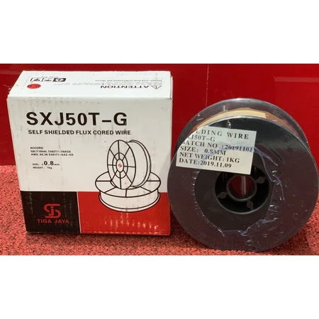 [0.8mm 1kg] Kawat Las Flux Core Wire Tiga Jaya MIG Tanpa Gas CO2