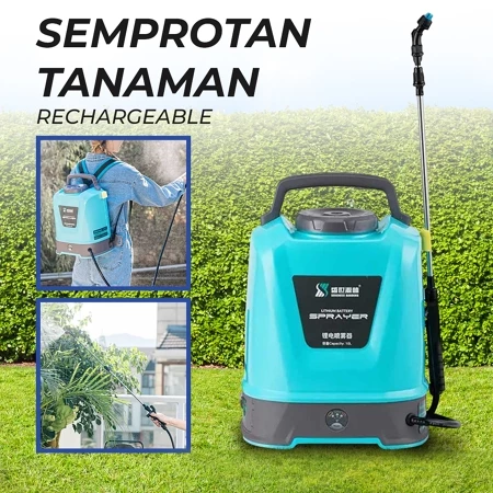 Sprayer Hama 10L Semprot Tanaman Portable Elektrik Baterai Gendong 3WB