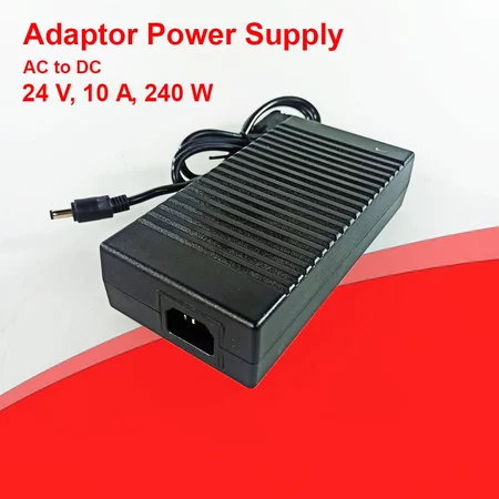 Adaptor Power Supply 24V 10A Converter AC to DC 240W Listrik Adapter YU2410