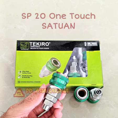 [SP20 One Touch] Air Quick Coupler TEKIRO AT-QC1083 Nepel Kopler Angin 20 SP