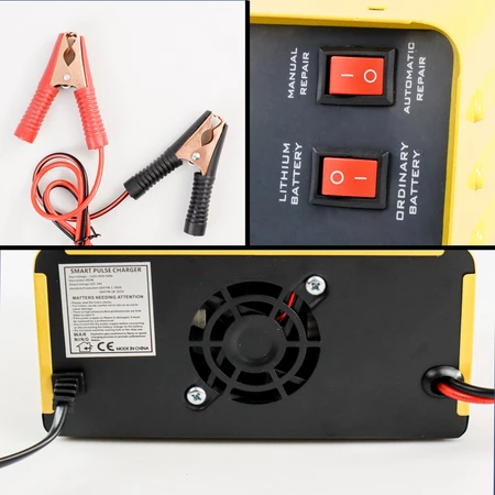 Battery Charger Aki Mobil Motor (6-400Ah) 12V/24V LCD Display AJ-618D