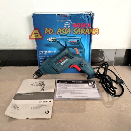 Electric Drill 10mm Bosch GBM 350 / Mesin Bor Listrik Besi Kayu Tangan