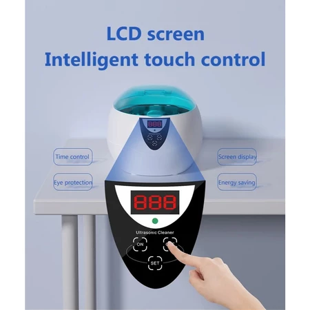 Mesin Ultrasonic 750ml Pembersih Perhiasan Kacamata Deep Cleaner CE-5200A