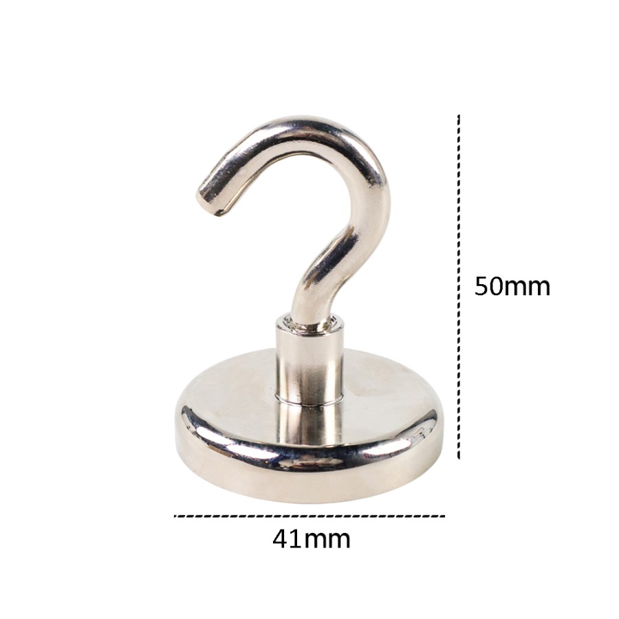 Magnet Hook Gantung 72kg Bulat Hanger Hanging Strong Neodymium Ring SNF42