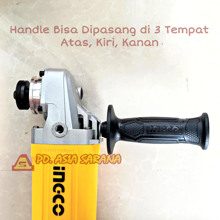 Angle Grinder 7" Inch Listrik INGCO AG200018 Mesin Gerinda Tangan