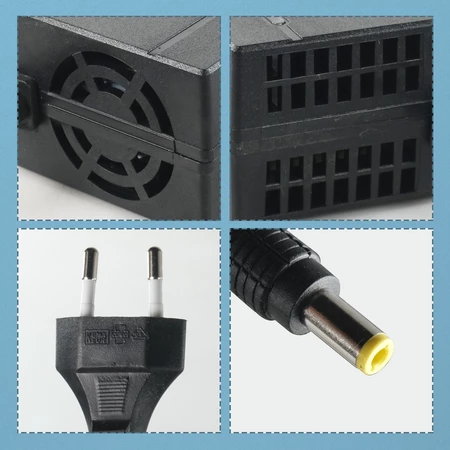 Charger Sepeda Listrik 29.4V 2A DC Skuter Cas Baterai Adaptor TCDZ0001