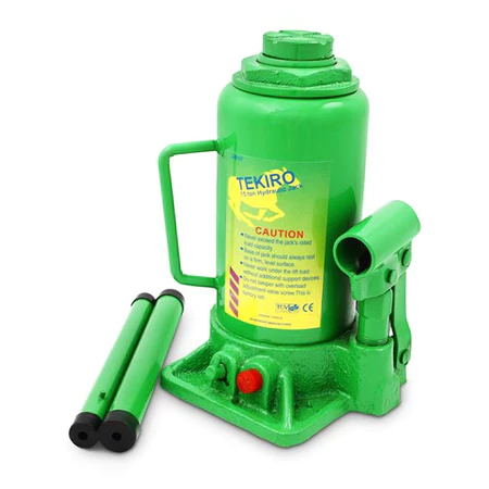 Dongkrak Botol 100T Ton TEKIRO AU-BJ1009 Heavy Hydraulic Bottle Jack