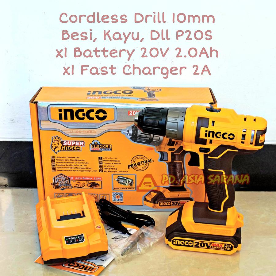 Switch Saklar Cordless Drill INGCO CDLI200518-SP-13 Trigger Mesin Bor AAA22000601