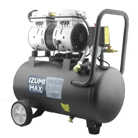 Mesin Kompresor 3/4 HP 24 L Oilless IZUMI OM0724 Air Compressor 0.75