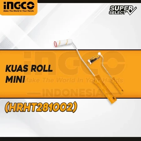 Kuas Roll Kapal 4" Inch Panjang INGCO HRHT281002 Brush Gagang Cat