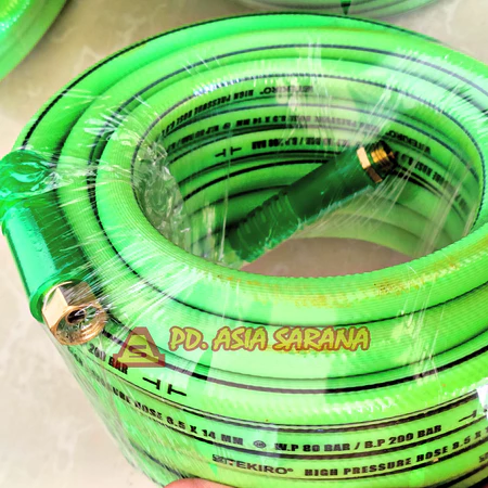 Selang Kompresor 50m TEKIRO AT-AH1777 Tekanan Tinggi Angin Air Hose Meter