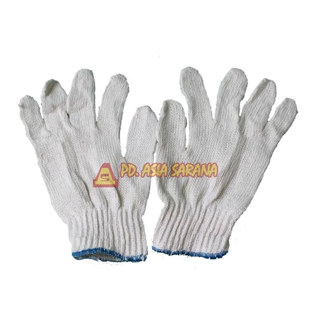 Sarung Tangan Kain Katun / Rajut / Cotton 5 Benang