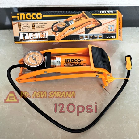 Pompa Angin Injak Kaki Ban Sepeda Motor Mobil INGCO MPP5511 Foot Pump
