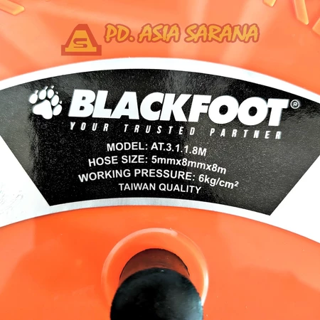 [8 Meter] Air Hose Reel 8m Blackfoot / Selang Angin Kompresor Gantung