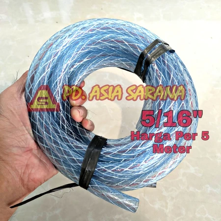 [5Meter] Selang Benang 5/16" Serat Tebal Pompa DC / Hose 5/16 Inch