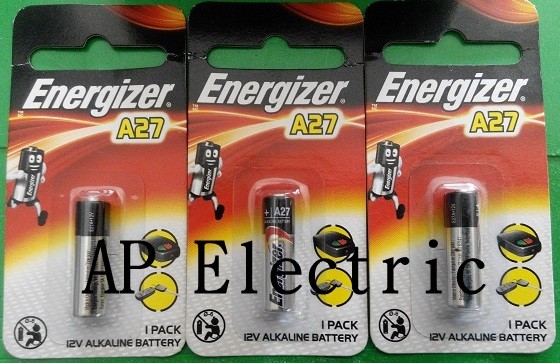 Baterai Energizer Tipe A27 12Volt, Untuk Remote Mobil, Bell, Dll