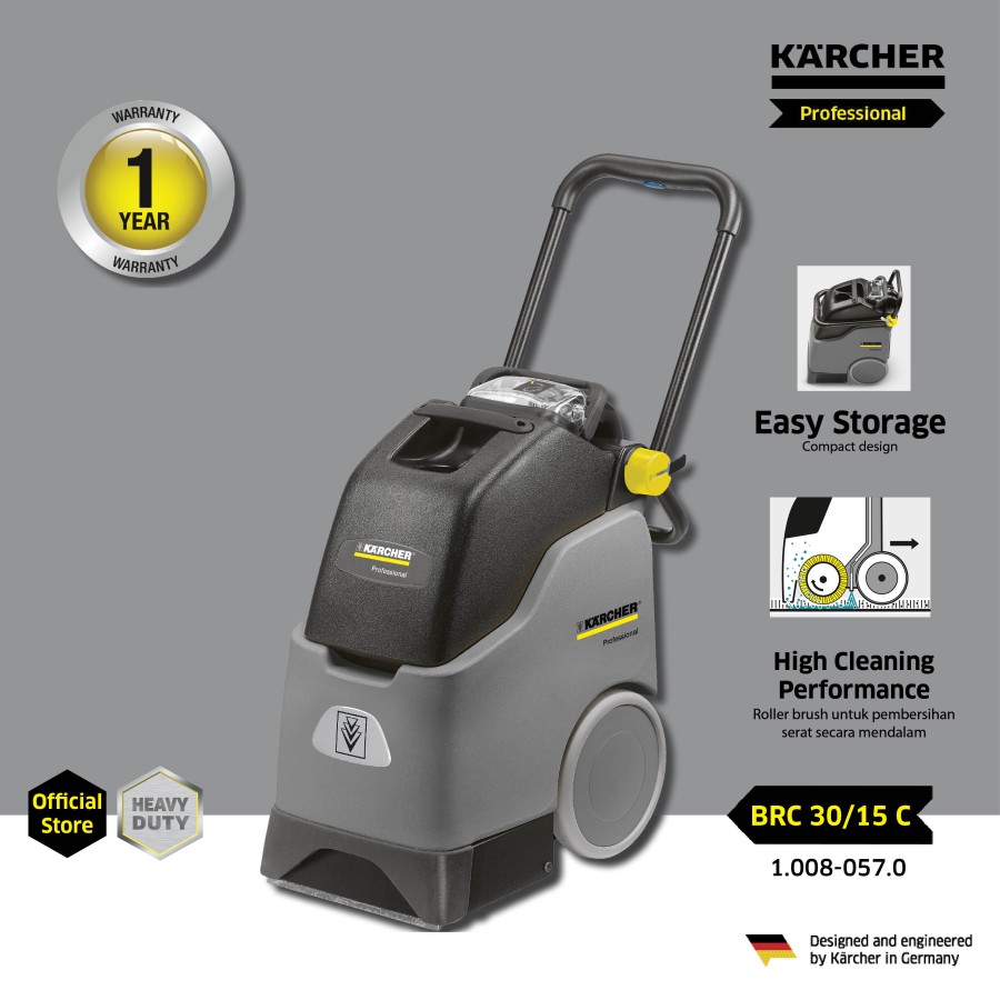 Karcher BRC 30/15 C (230 V) 1130 Watt Carpet Cleaner