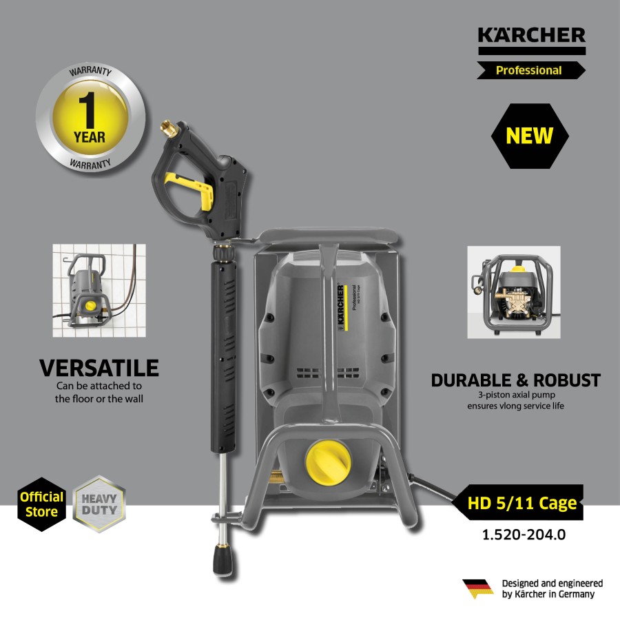Karcher HD 5/11 Cage Classic Cold Water High Pressure Cleaners