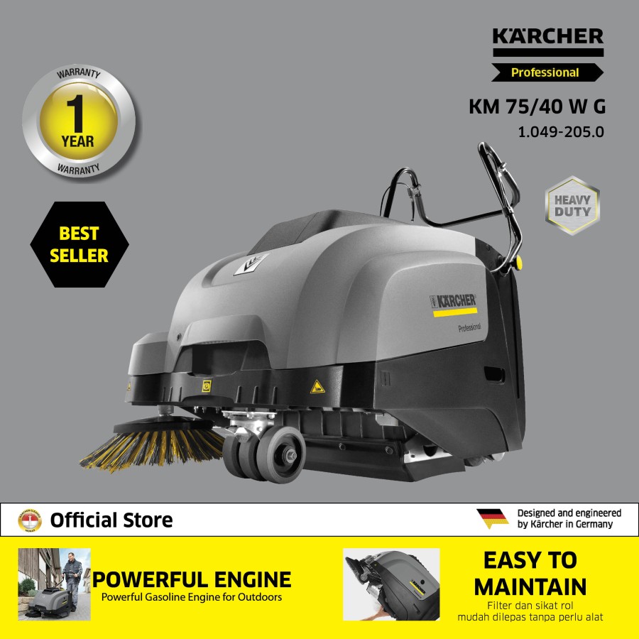 Karcher KM 75/40 W G Sweepers Walk-Behind Vacuum