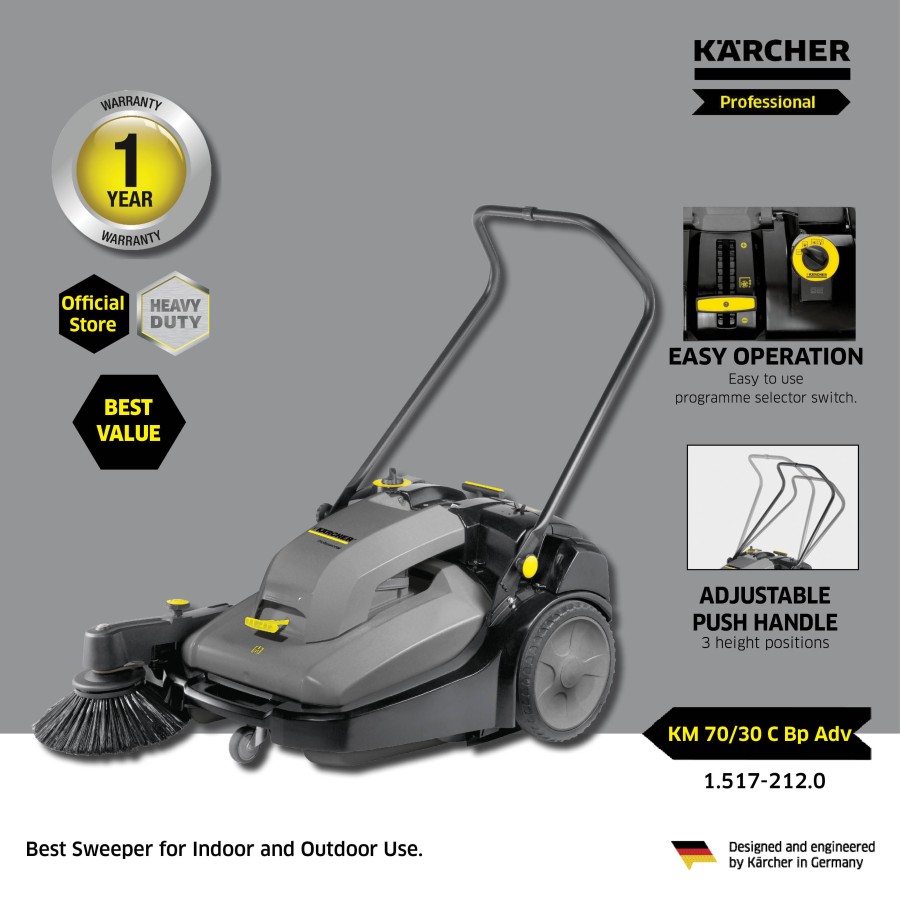 Karcher KM 70/30 C Bp Adv Sweepers Walk-Behind Vacuum