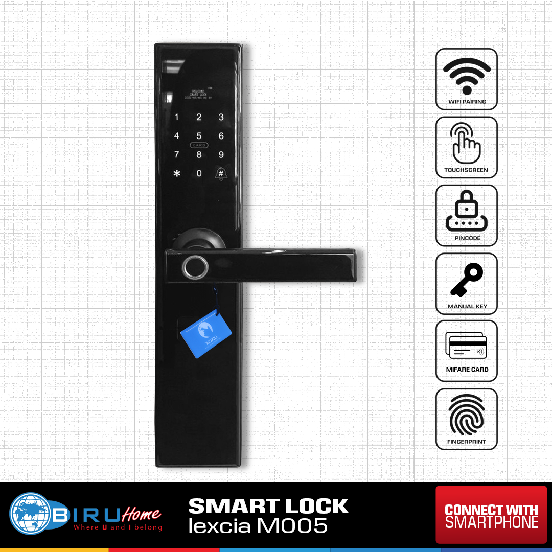 Digital Door lock LEXCIA M005 - Fingerprint