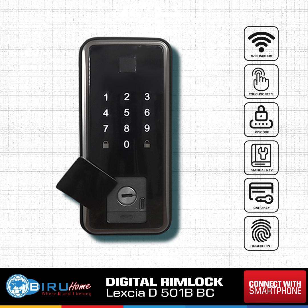 Digital lock Rimlock Lexcia D 501B BC