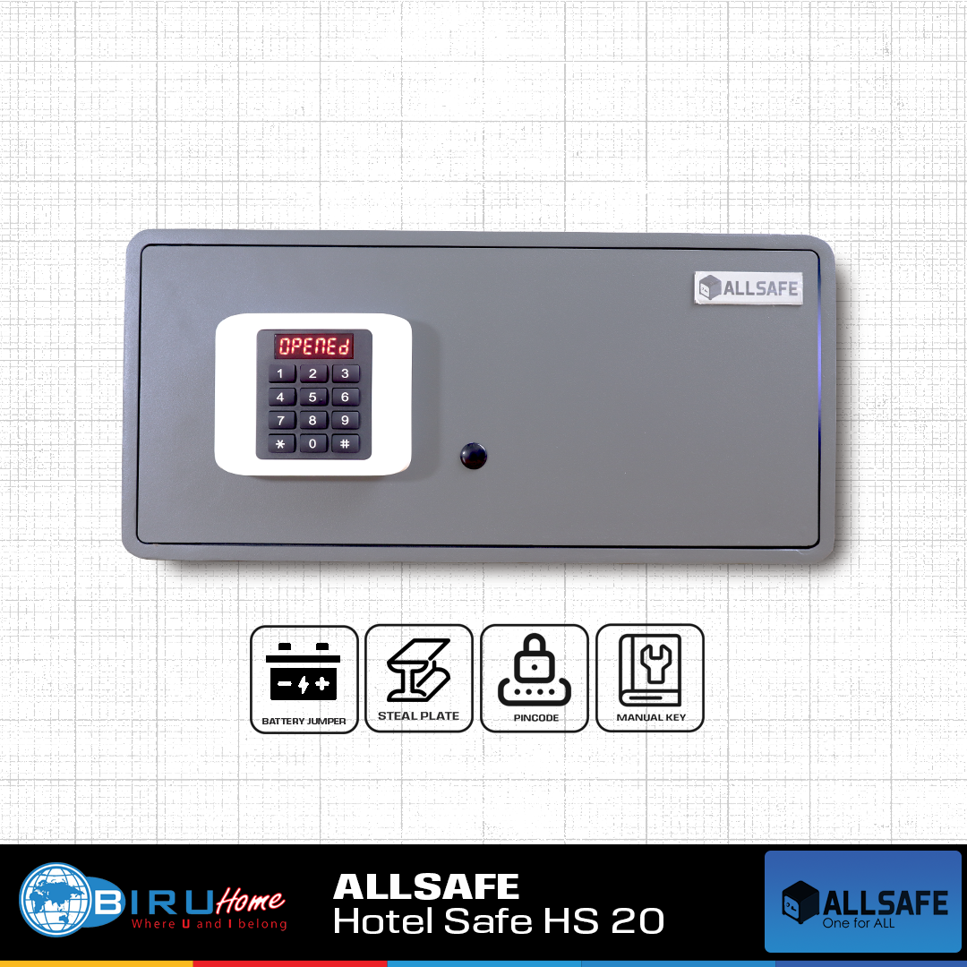 HOTELSAFE-AS HS20-GREY