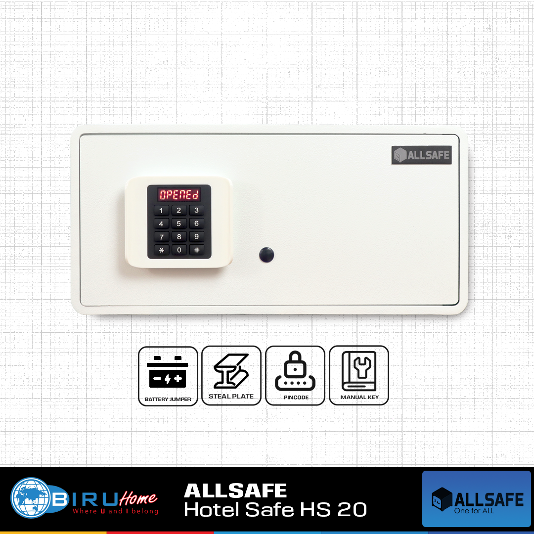 HOTELSAFE-AS HS20-WHITE