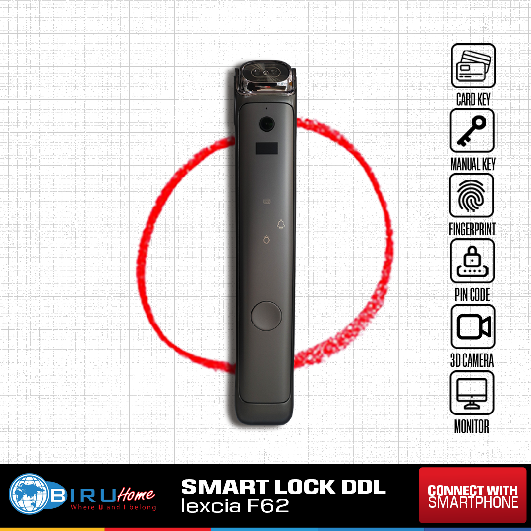SMART LOCK LEXCIA F62 / KUNCI SIDIK JARI / KUNCI DIGITAL