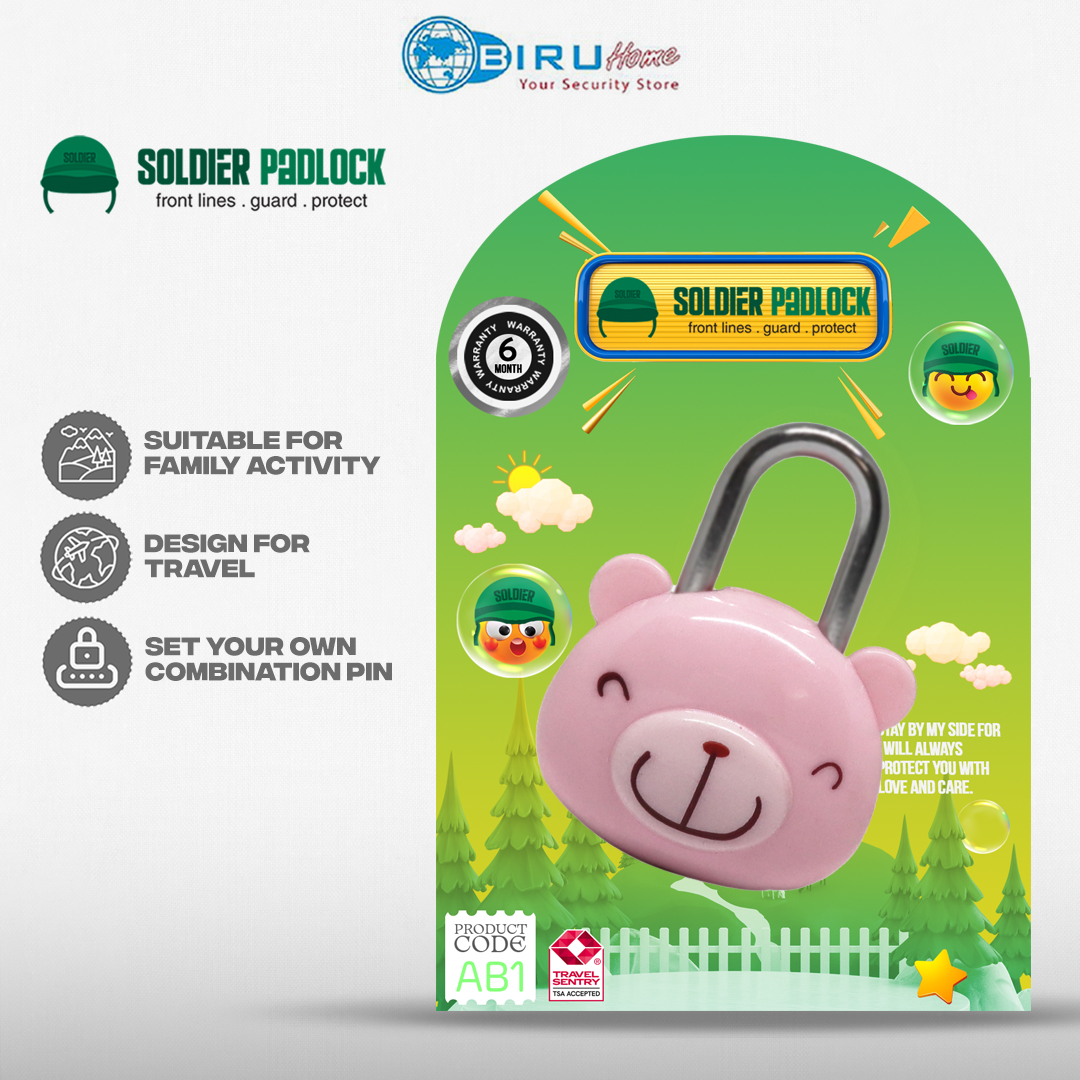 soldier padlock AB3