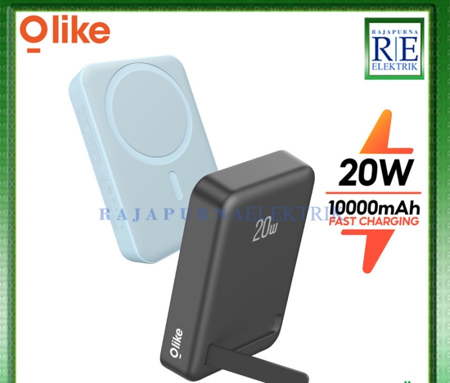OLIKE Wireless Powerbank P302 Magnetic Magsafe 20W Fast Charging Type C PD 10000mAh 