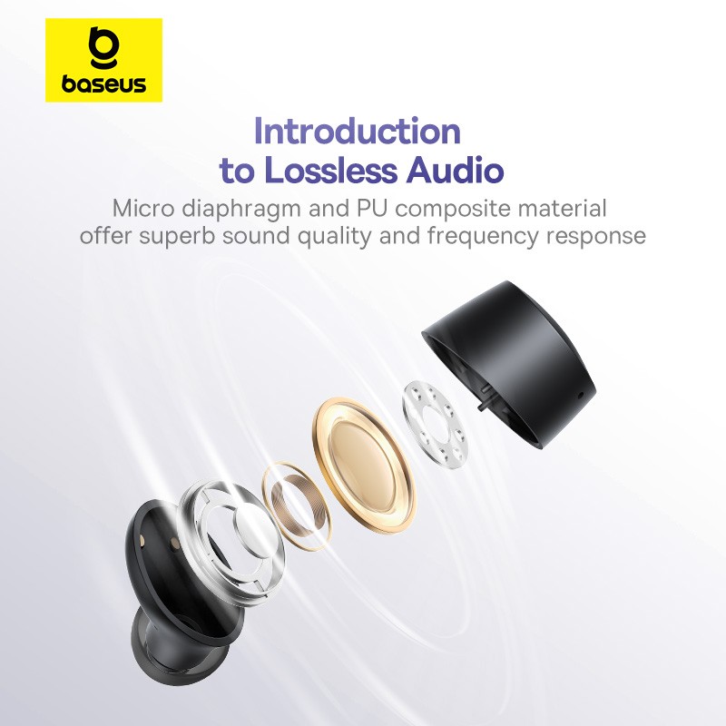 BASEUS Bowie E18 TWS True Wireless Earbuds IPX4 Bluetooth 5.3 ENC