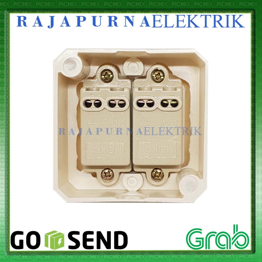 Saklar Seri OB Outbow Double Switch Tempel MEIKO