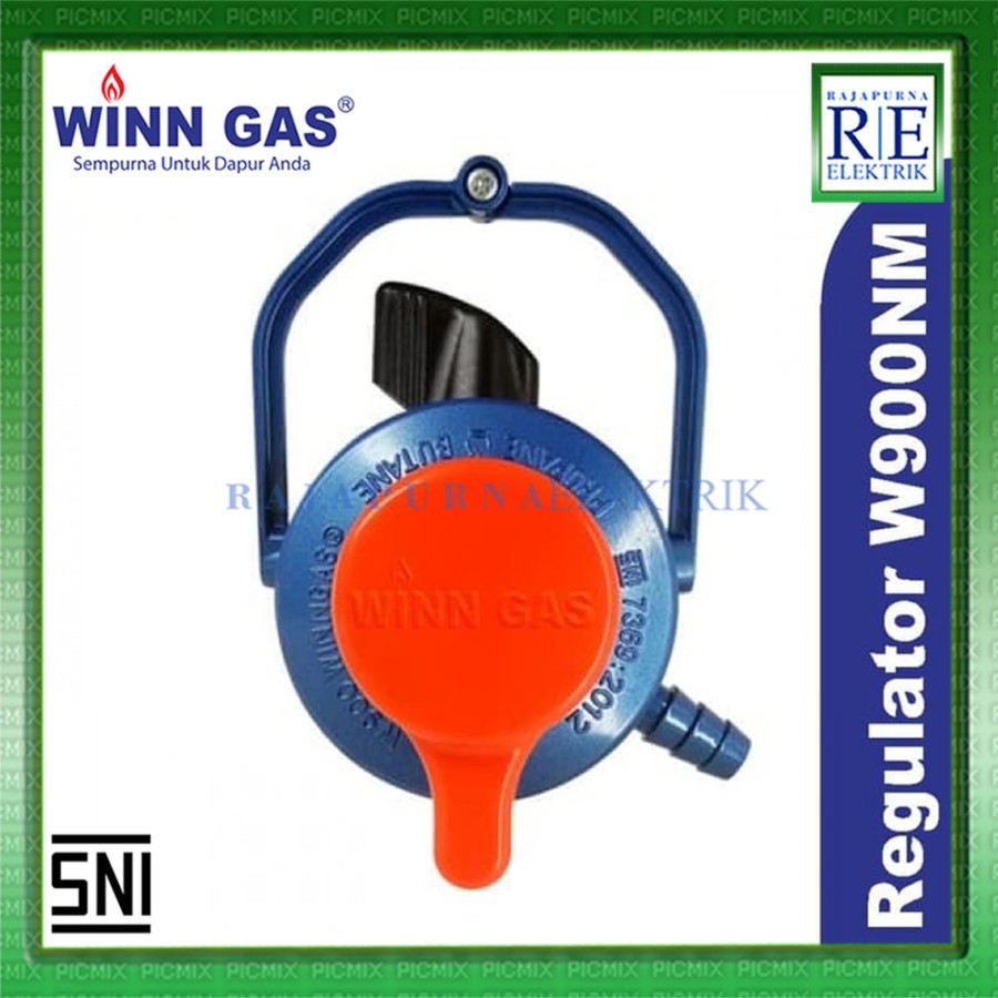 WINN GAS Regulator Gas LPG Double Lock Tekanan Rendah W900M W900NM