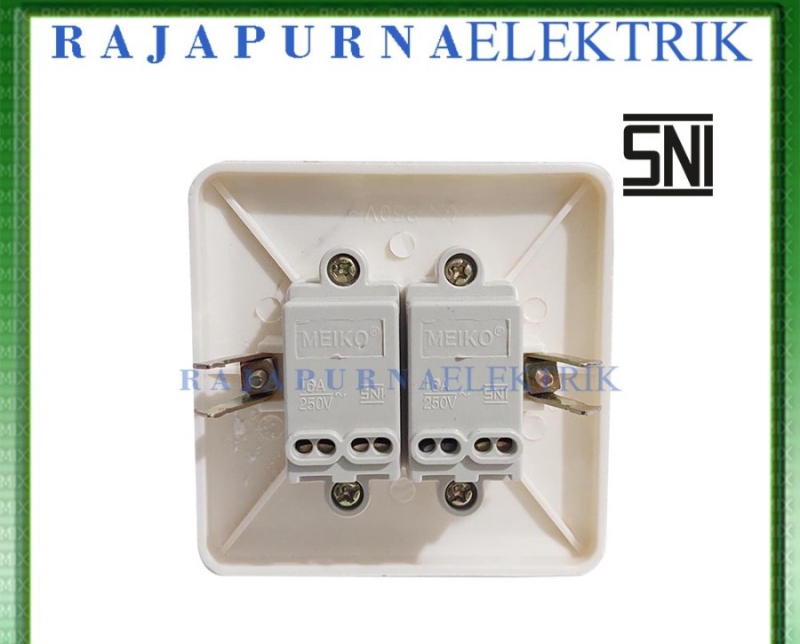 Saklar Seri IB Inbow Double Switch MEIKO SNI