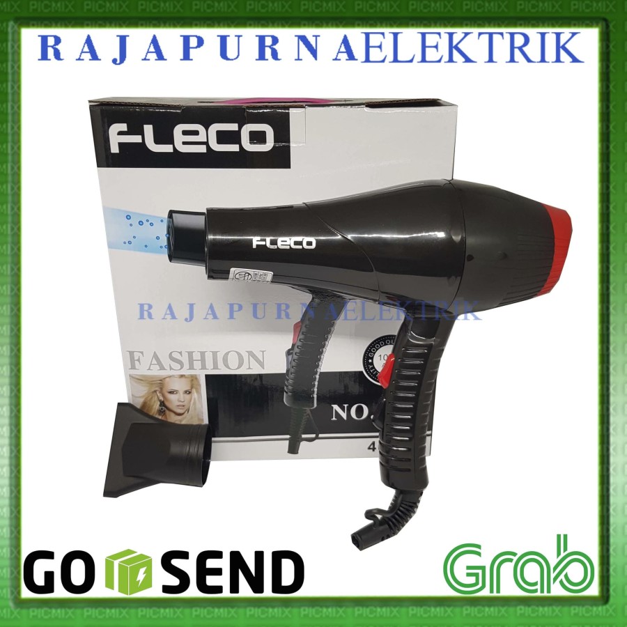 Hair Dryer - Hairdryer - Pengering Rambut FLECO 226 400W - Hitam