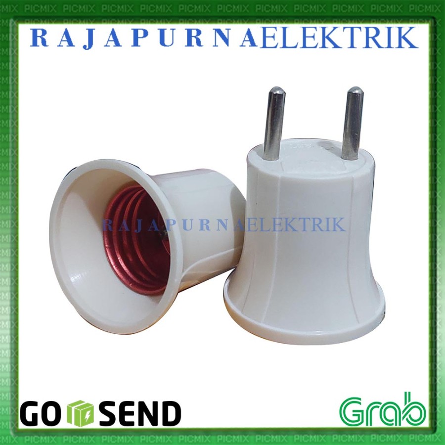 Fitting Steker Colokan Lampu SINSEKI Colok fiting led tidur e27 SNI