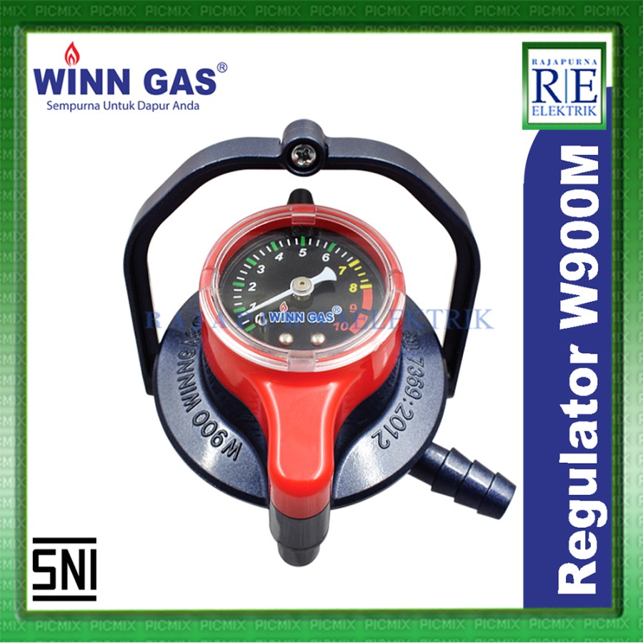 WINN GAS Regulator Gas LPG Double Lock Tekanan Rendah W900M W900NM