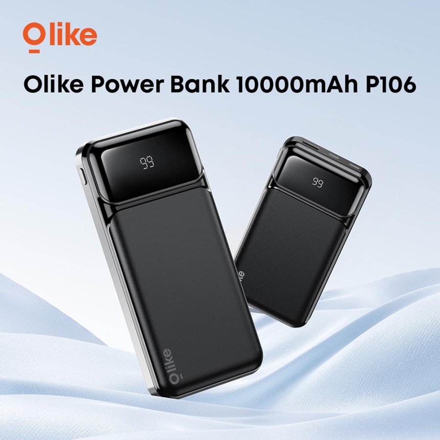 OLIKE Powerbank P106 10000mAh with LED Display Dual Port USB Type C