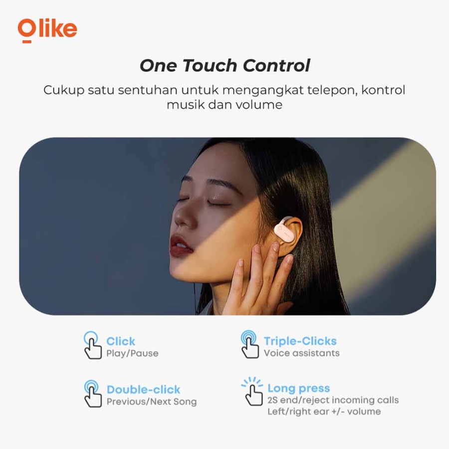 OLIKE TWS Wireless Open Ear Bluetooth Earphone OPENFIT GT OW3 ORIGINAL