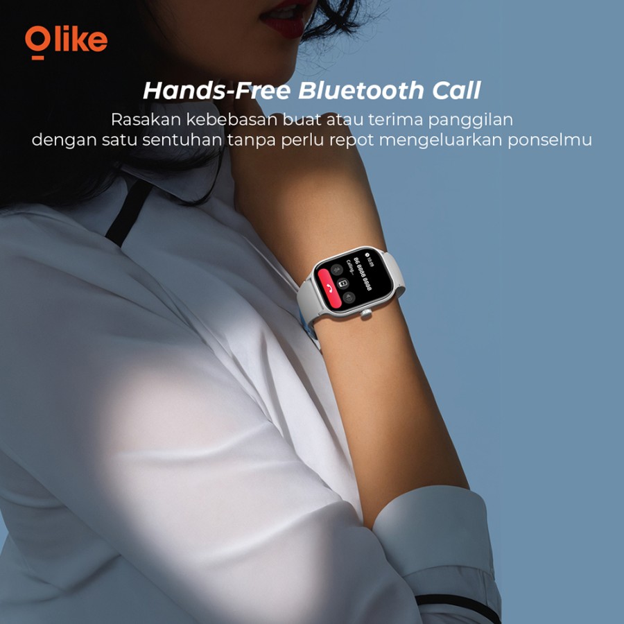 Olike W15 Zenith Smartwatch HD 2.01" Jam tangan Bluetooth Call IP68