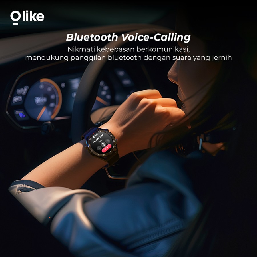Olike FM01 ATLAS Smartwatch HD 1.39" Jam tangan Bluetooth Call IP68