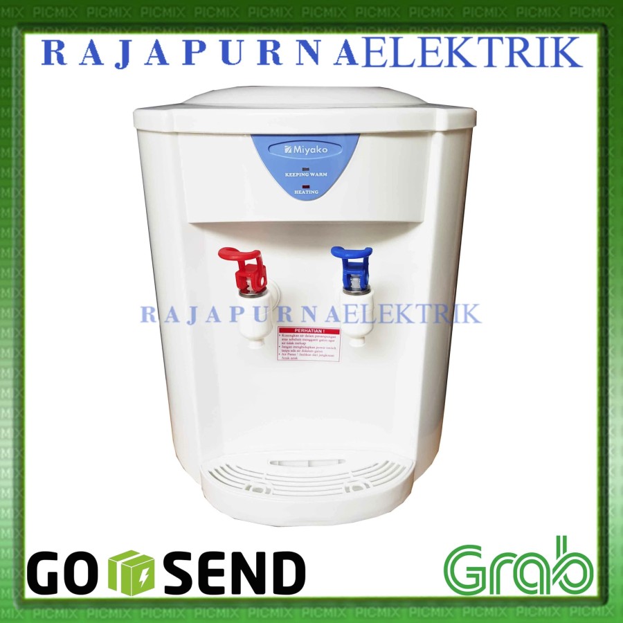 Dispenser Miyako WD 186 H / Dispenser Air Galon Hot & Normal SNI - Putih