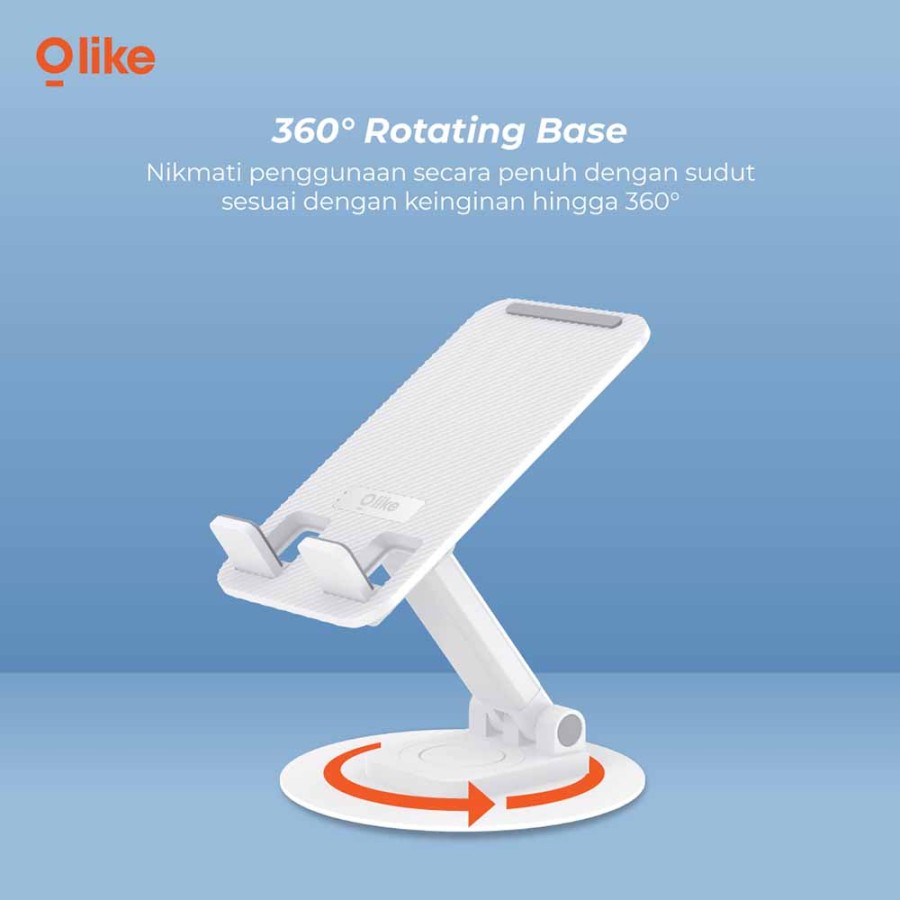 Olike HC9 Phone Stand Holder HP Tablet Folding bisa Lipat Putar