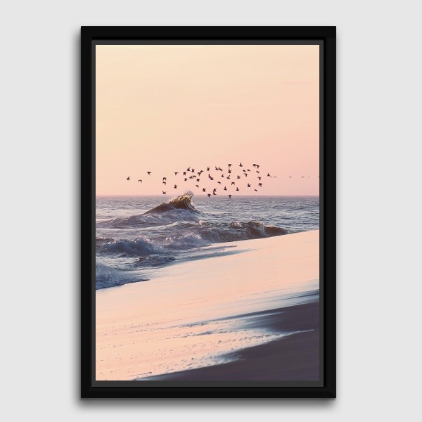 Lukisan Dinding THI 2- Canvas-Frame Hitam 40x60