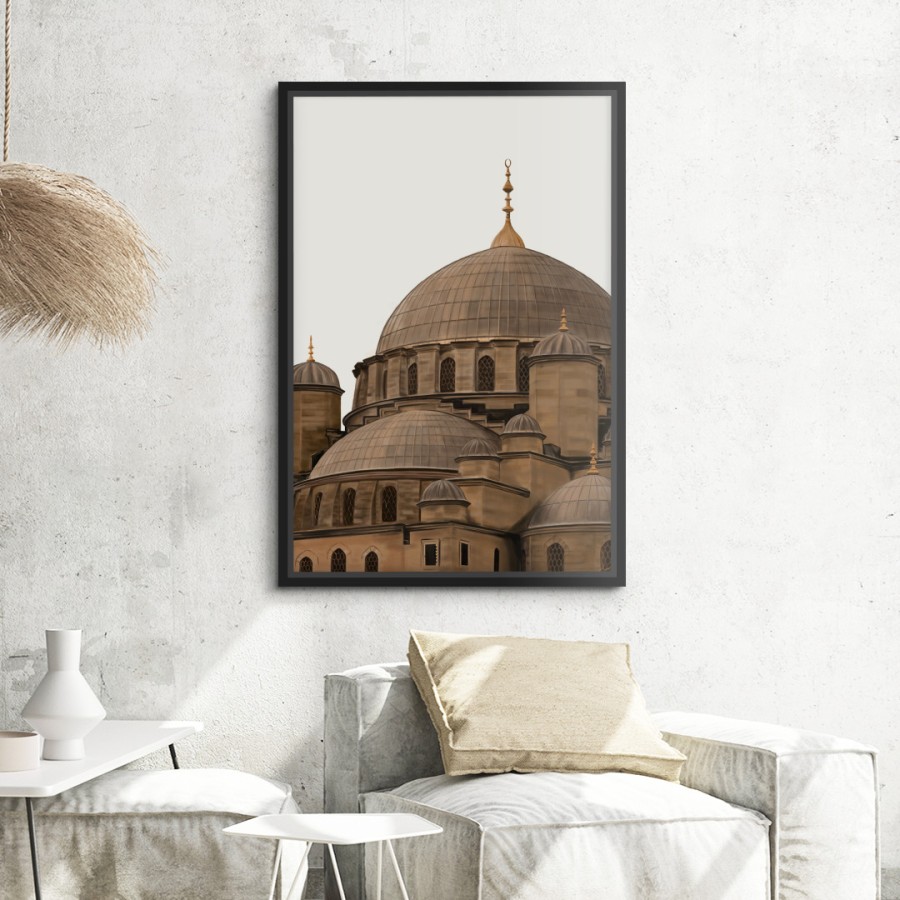 Lukisan Dinding - Canvas - Sultan Ahmed Mosque by Jaccalartstories