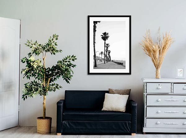 Lukisan Dinding -South Of Spain Kolla 1- Matte -Frame Putih 20x30