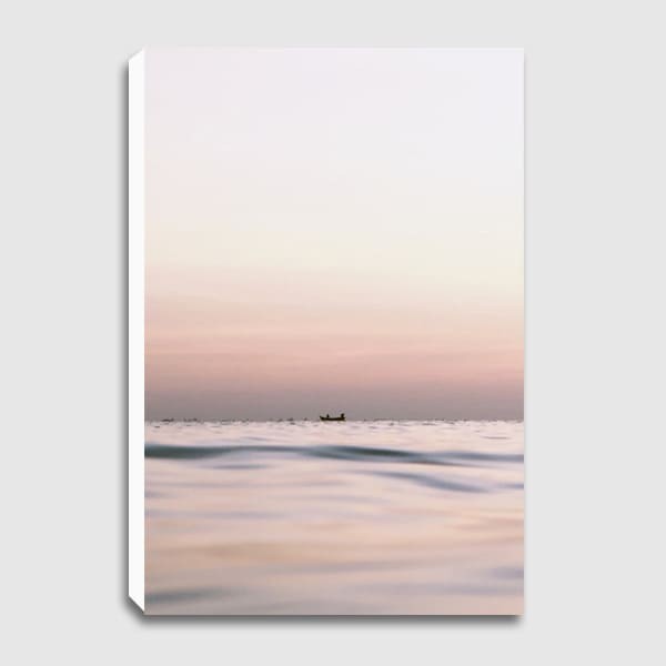 Lukisan Dinding - Canvas - Sailing in Pastel - by Quiuque